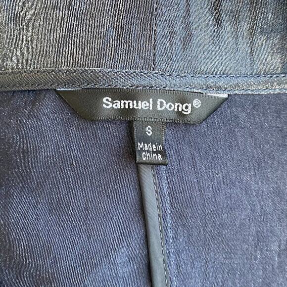 Samuel Dong Silver Gray Metallic Jacket Size S - Picture 9 of 10